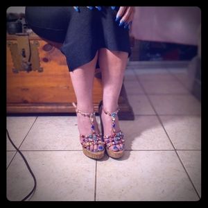 Michael kors wedge heels